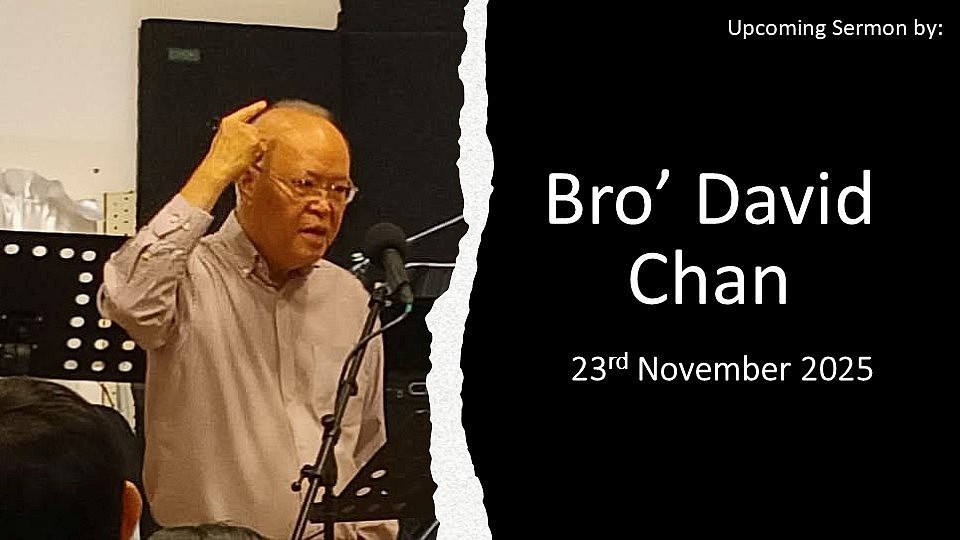 Speaker for 23rd Nov. bro' David Chan