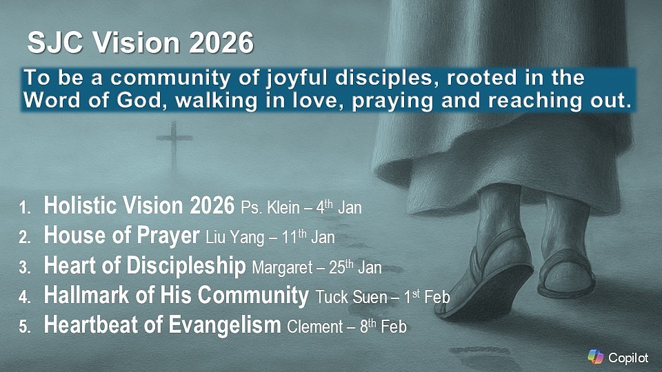 SJC Vision Sermon Series for Year 2026