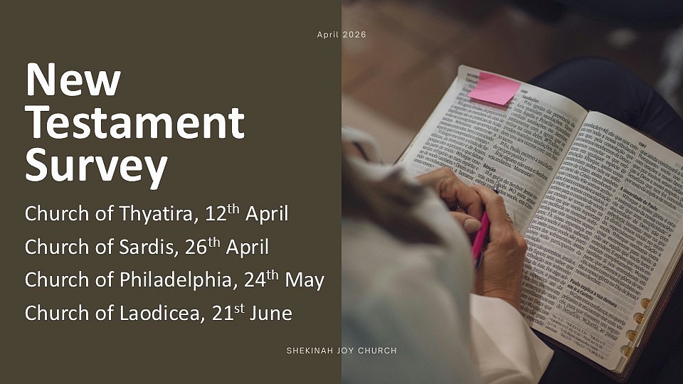 New Testament Survey: The Island of Patmos and the Seven Churches of Revelation.